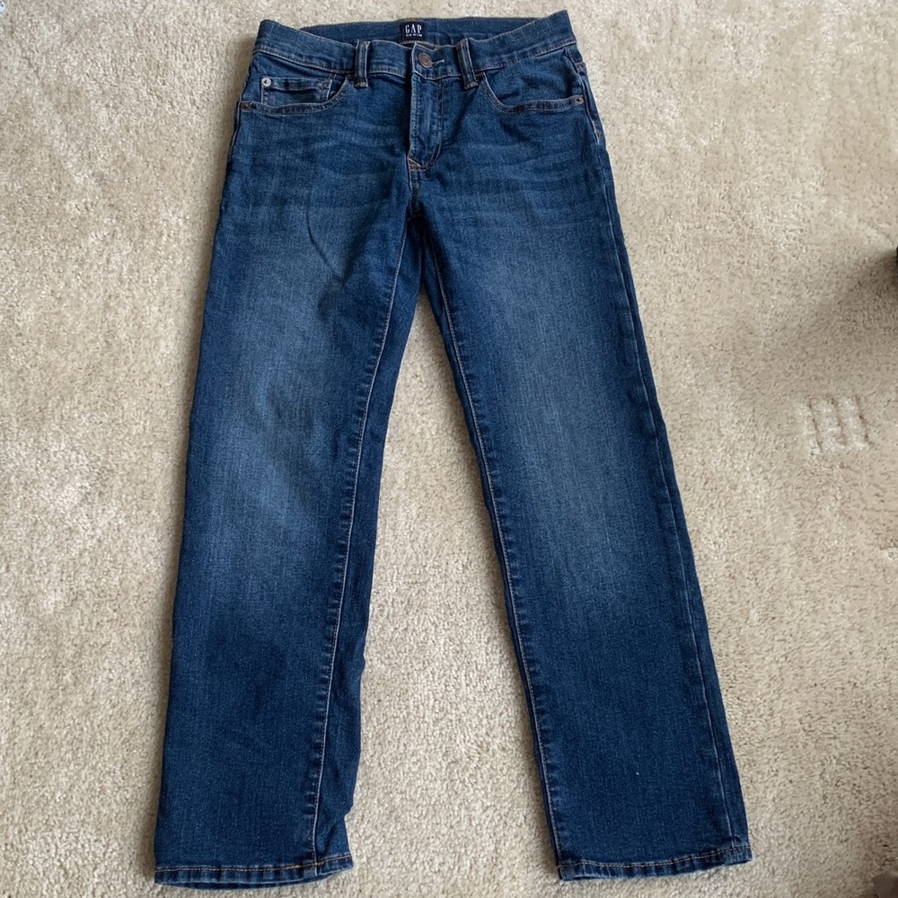 GAP Boys Dark Blue Straight Jeans